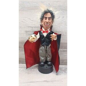 Motionettes Of Halloween by Telco #95732 Dracula Vintage 1989 Rare Skull